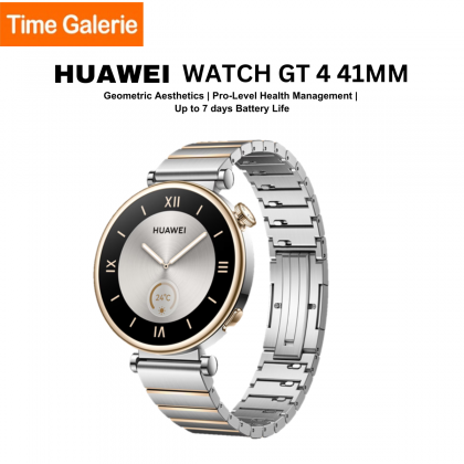 HUAWEI Watch GT4 41mm - Grey Stainless Steel Color Women Smart Watch